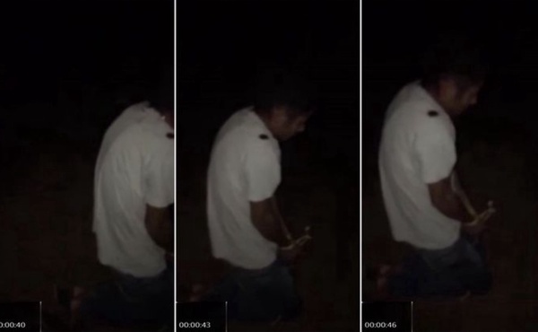 真实缅北男子因未完成任务逃跑被管理员抓到拉到野外直播杀人-大漠瓜客-免费吃瓜